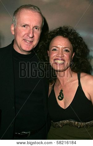 James Cameron and Rena Owen at the Sixth Annual Celebration of New Zealand Filmmaking and Creative Talent. Beverly Hills Hotel, Beverly Hills, CA.02-23-07