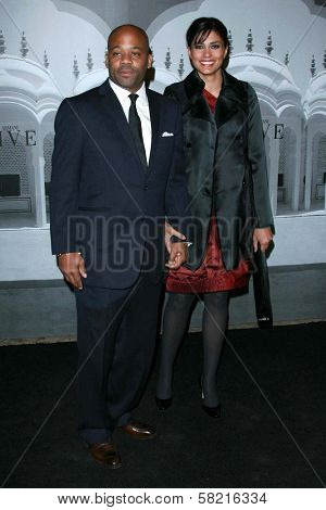 Damon Dash and wife Rachel at the Giorgio Armani Prive Show to celebrate the Oscars. Green Acres, Los Angeles, CA. 02-24-07