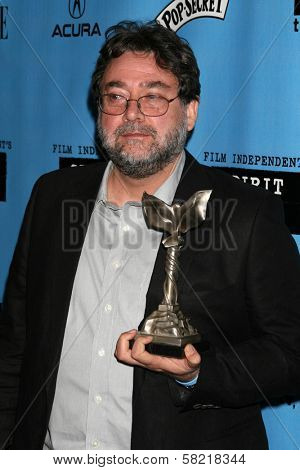 Guillermo Navarro in the Press Room at the 2007 Film Independent's Spirit Awards. Santa Monica Pier, Santa Monica, CA. 02-24-07