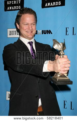 Florian Henckel von Donnersmarck in the Press Room at the 2007 Film Independent's Spirit Awards. Santa Monica Pier, Santa Monica, CA. 02-24-07