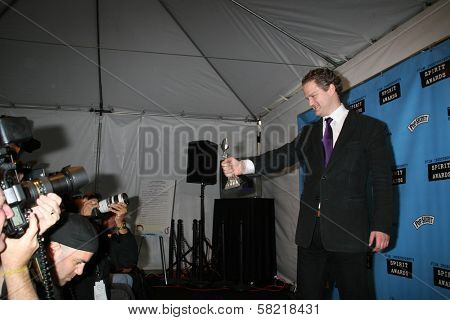Florian Henckel von Donnersmarck in the Press Room at the 2007 Film Independent's Spirit Awards. Santa Monica Pier, Santa Monica, CA. 02-24-07