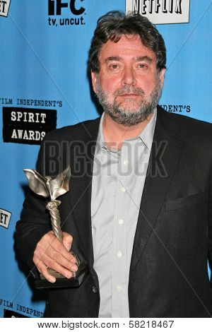 Guillermo Navarro in the Press Room at the 2007 Film Independent's Spirit Awards. Santa Monica Pier, Santa Monica, CA. 02-24-07