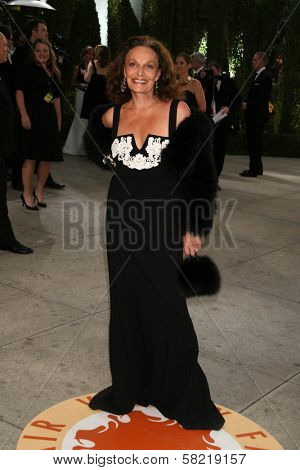 Diane von Furstenberg at the 2007 Vanity Fair Oscar Party. Mortons, West Hollywood, CA. 02-25-07