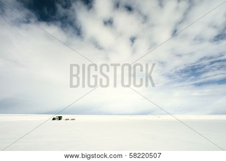 Winter On Sea Ice.