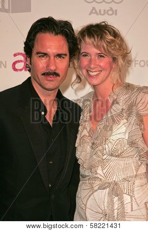 Eric McCormack and wife at the 2007 Elton John Aid Foundation Oscar Party, Pacific Design Center, West Hollywood, CA 02-25-07