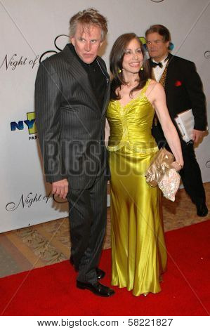 Gary Busey and Vicki Roberts at the 17th Annual Night of 100 Stars Gala. Beverly Hills Hotel, Beverly Hills, CA. 02-25-06