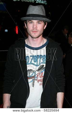 Shawn Ashmore at the Los Angeles premiere of 