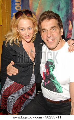Jennifer Blanc and Lou Ferrigno at the 2007 Los Angeles Wizard World Convention, Los Angeles Convention Center, Los Angeles, CA 03-16-07