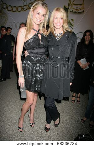 Rebecca Romijn and Lesa Amoore at day one of the 2007 Mercedes-Benz Fashion Week Fall Collection. Smashbox Studios, Culver City, CA. 03-18-07