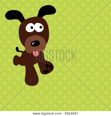 Chien en cours d'exécution