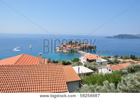 Sea landscapes of Montenegro