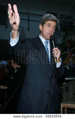 John Kerry at an instore event to promote the new book 