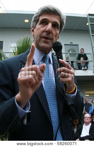John Kerry at an instore event to promote the new book 