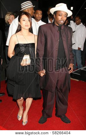 Eddie Griffin and friend at the Los Angeles Premiere of 
