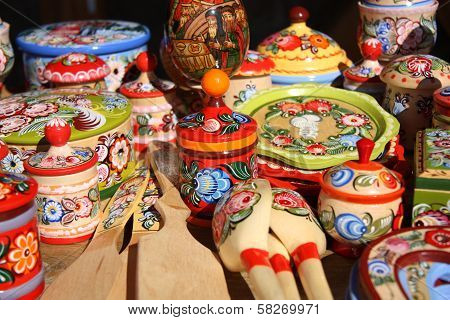 Traditional Russian souvenirs