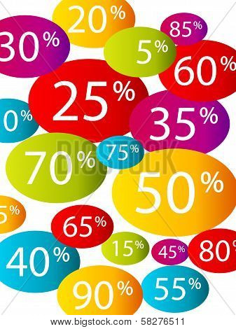 Multicolor discount background