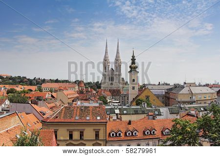 Panoramic View Of Zagreb