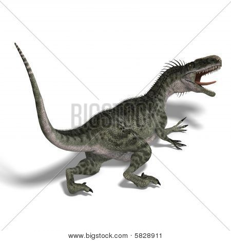 Dinozor Monolophosaurus