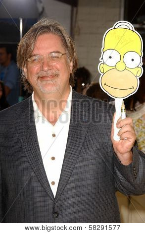 Matt Groening at the World Premiere of 
