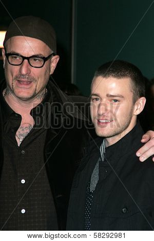Nick Cassavetes and Justin Timberlake at the World Premiere of 