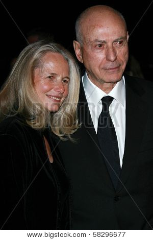 Alan Arkin and friend at the 18th Annual International Palm Springs Film Festival Gala Awards. Palm Springs Convention Center, Palm Springs, CA. 01-06-07
