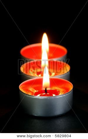 Červená Tealight Svíce