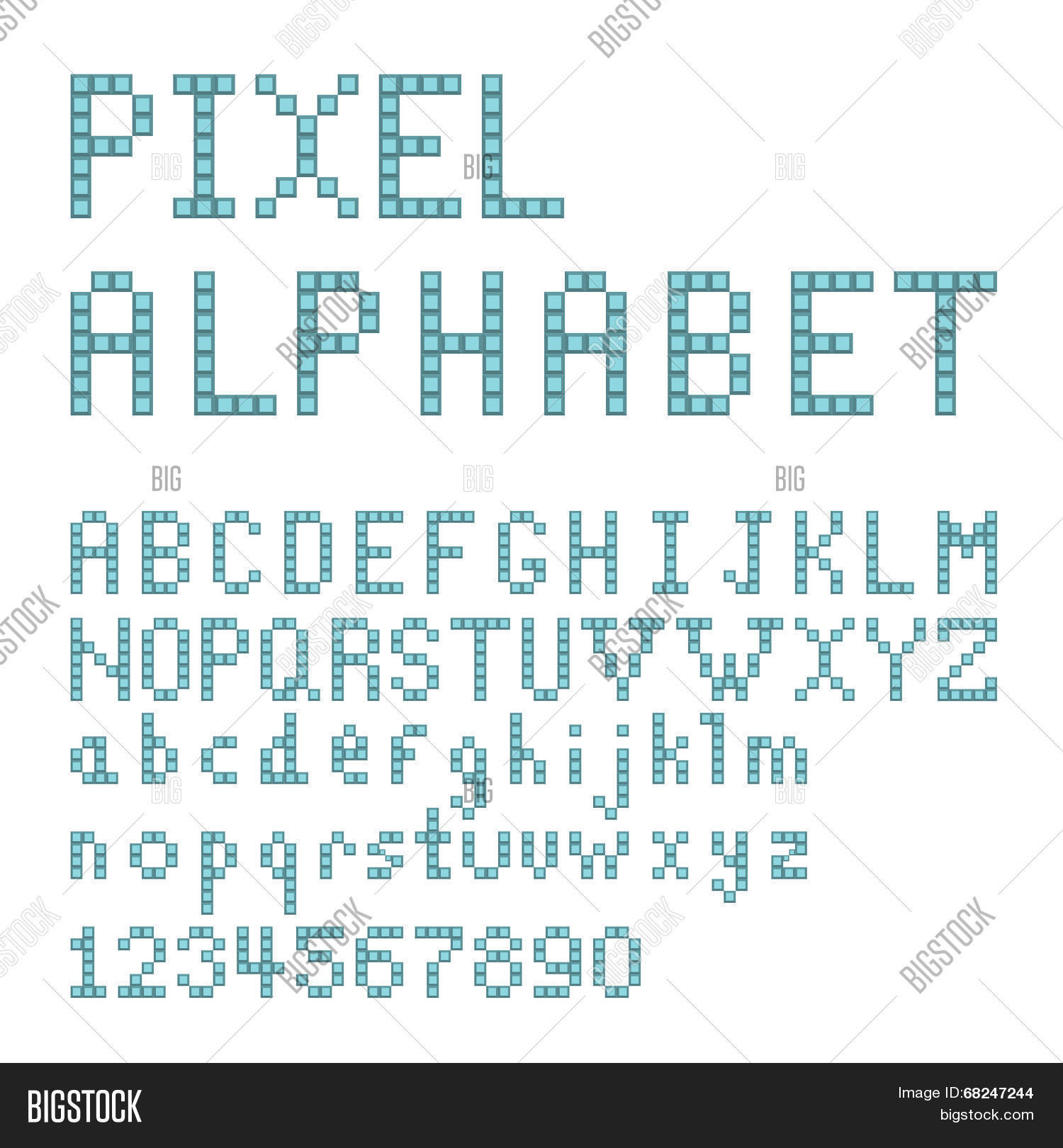Vector Alphabet Set Vector & Photo (Free Trial) | Bigstock