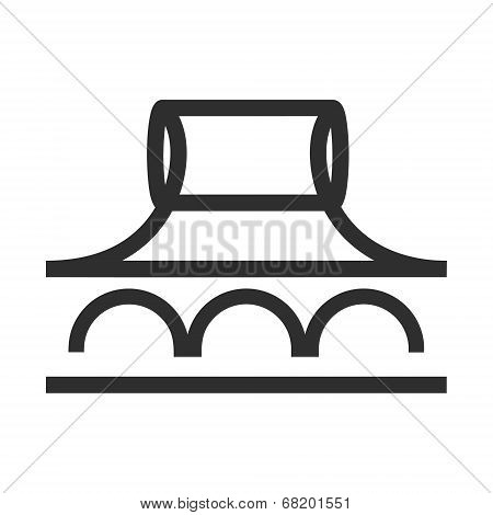 Production Of Concrete Slabs Sign