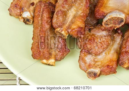 Fried Spareribs With Garlic Pepper