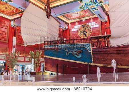 Interior Ibn Battuta Mall Store. Each Hall Is Decorated In The Style Of Different Countries.