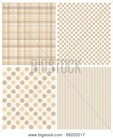Set Of Seamless Patterns