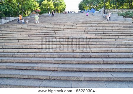 Potemkin Stairs In Odessa City