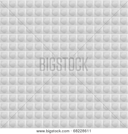 White Pattern Tetrahedral Mosaic