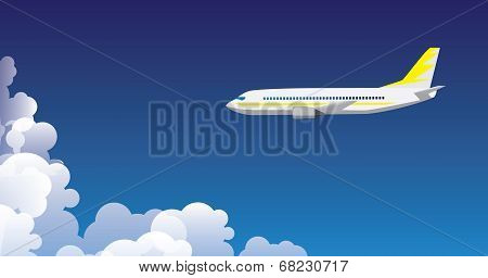 Airplane Vector Background