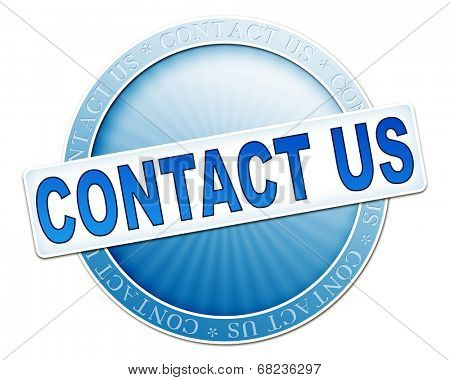 An image of a useful blue contact us button