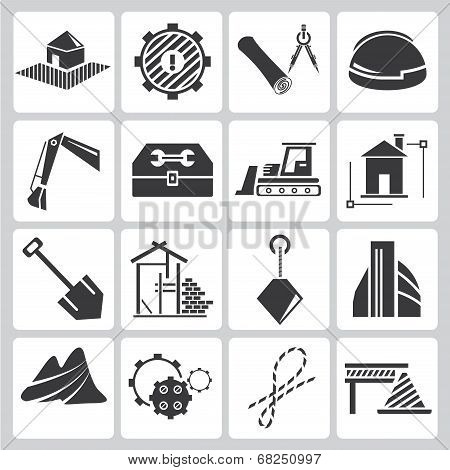 construction management icons