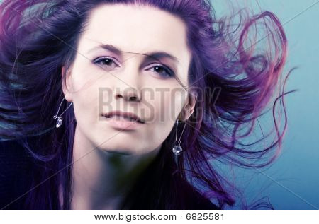 Portrait Of A Fresh Woman. Soft Focus