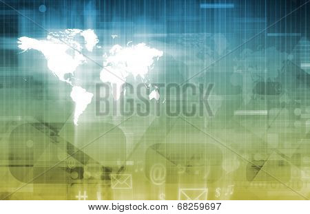 Web Application Database System in Tech Background