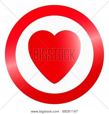 Heart In Circle