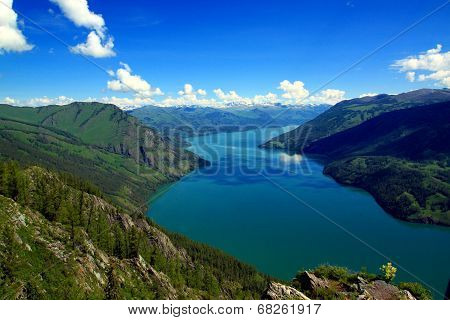 Summertime at Kanas Lake