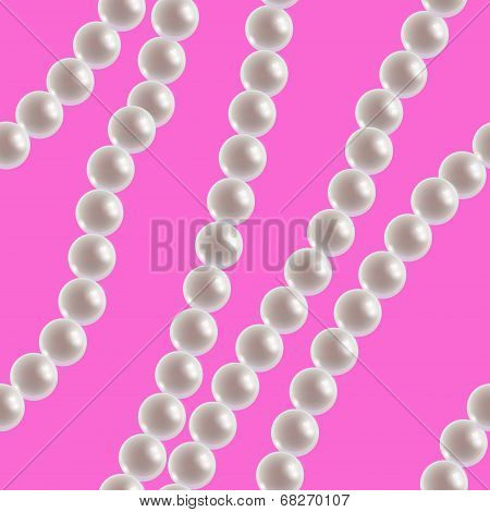 Cute Pearl In Realistic Style,  Pattern