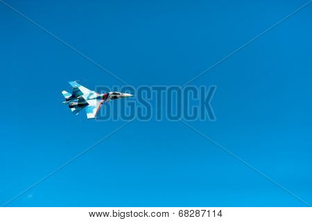 BIG ZAVIDOVO, RUSSIA - JULY 5: Mig 29 performs at open-air rock festival 