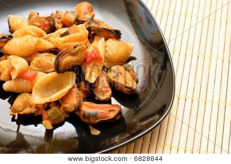 Pasta med muslinger