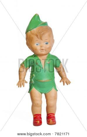 Vintage Spielzeug Puppe