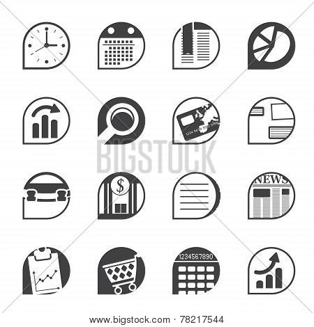 Silhouette Business and Office  Internet Icons
