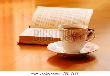 Cup Of Tea And Book
