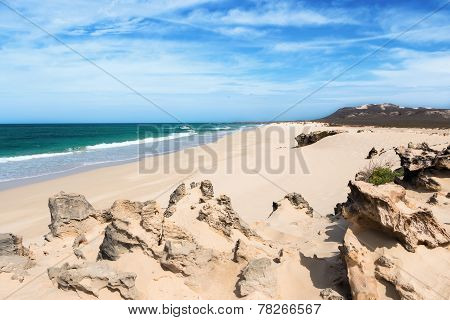 Verandinha Beach Praia De Verandinha  In Boavista Cape Verde - Cabo Verde