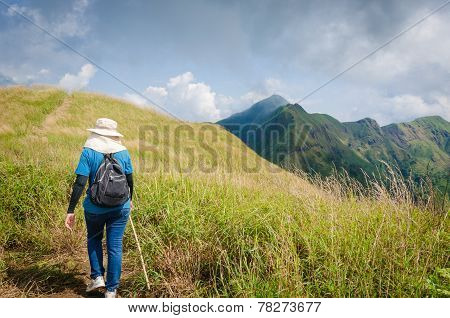 (khao Chang Puak) Mountains And Jungle In Thailand.