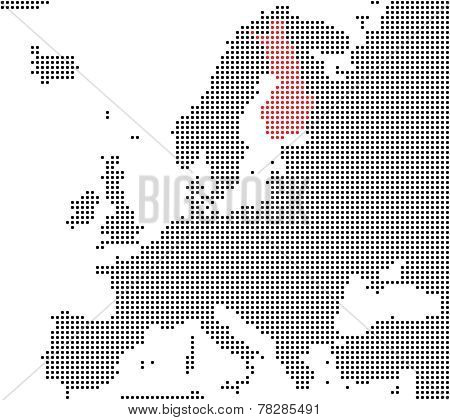Pixel Map Europe: Finland