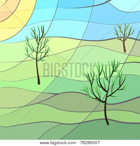 Spring landscape